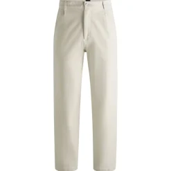 Trousers*Boss C-Kai-DPL Relaxed-Fit Trousers in White