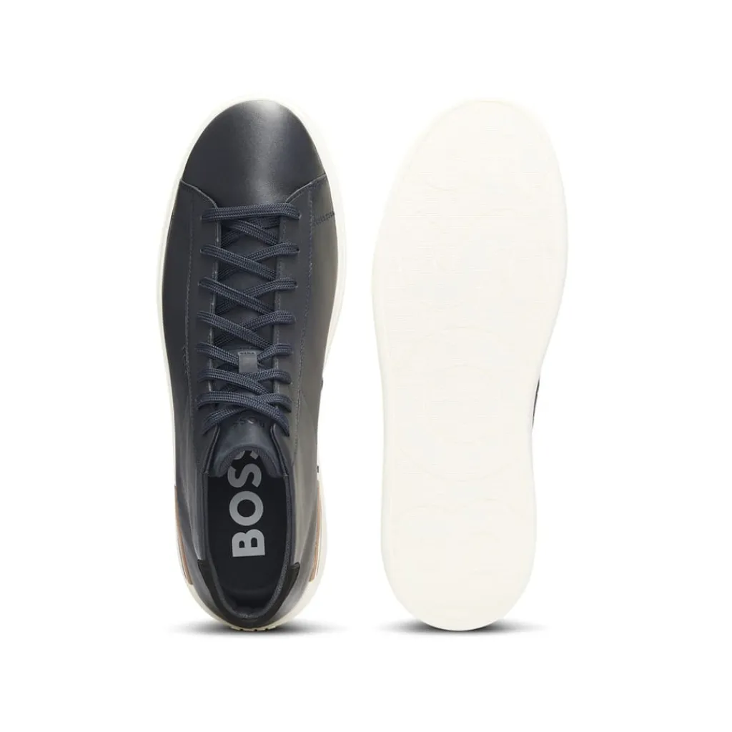 Trainers|Footwear*Boss Clint High-Top Trainers in Dark Blue