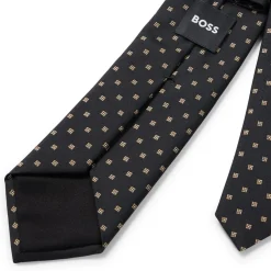 Assorted*Boss 7.5cm Tie in Black