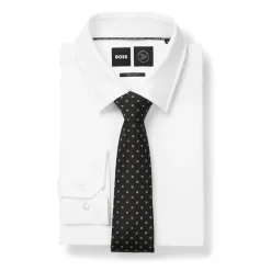 Assorted*Boss 7.5cm Tie in Black