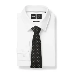 Assorted*Boss 7.5cm Tie in Black