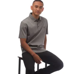 Polo Shirts*Boss C-Parris Double Monogram Polo Shirt in Grey