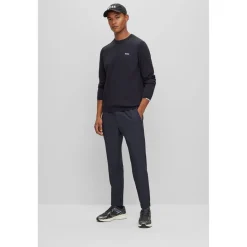 Knitwear*Boss Crew Neck Regular Fit Sweater in Blue