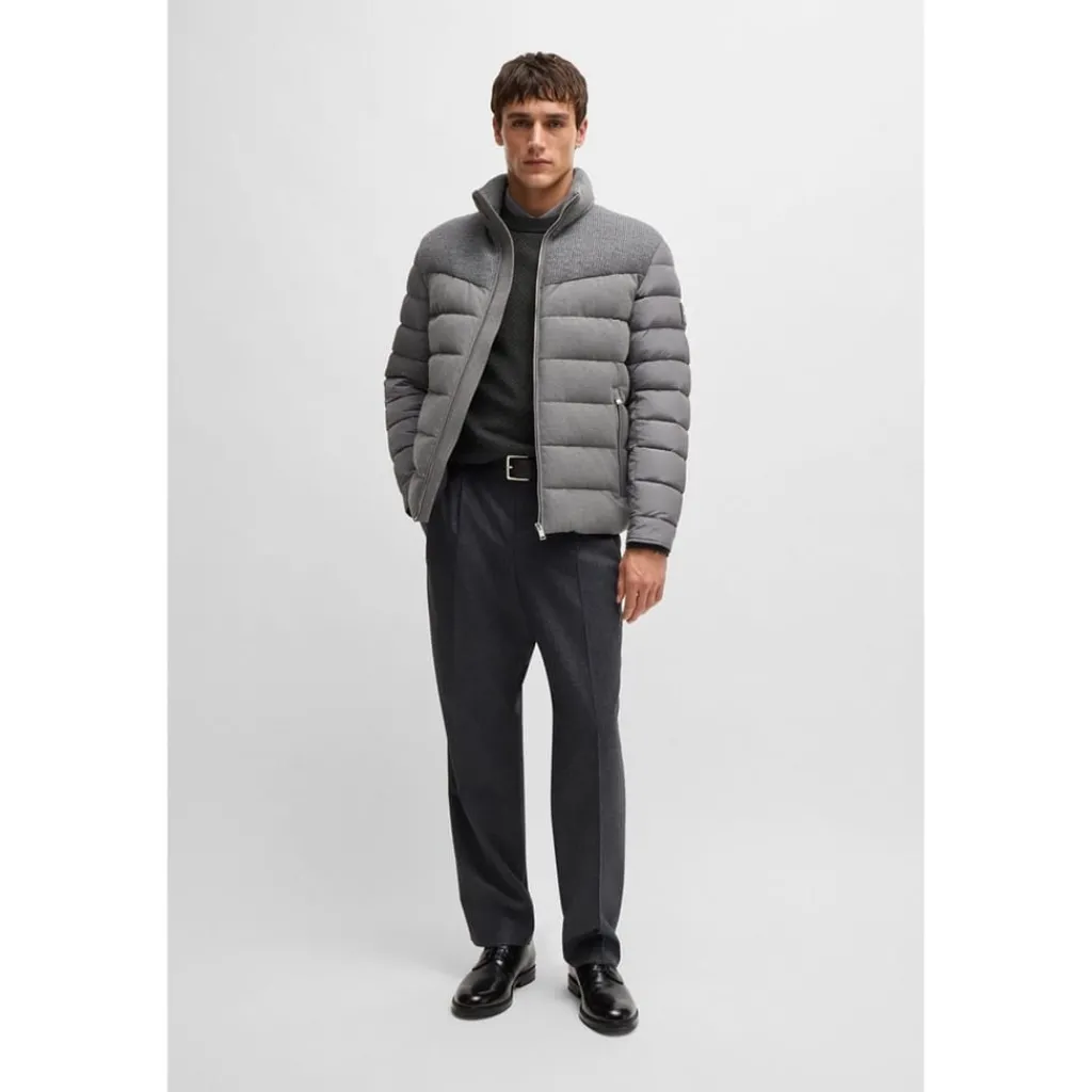 Knitwear*Boss Crew Neck Regular Fit Sweater in Black
