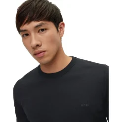 Knitwear*Boss Crew Neck Regular Fit Sweater in Black