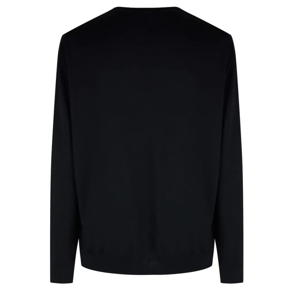 Knitwear*Boss Crew Neck Regular Fit Sweater in Black