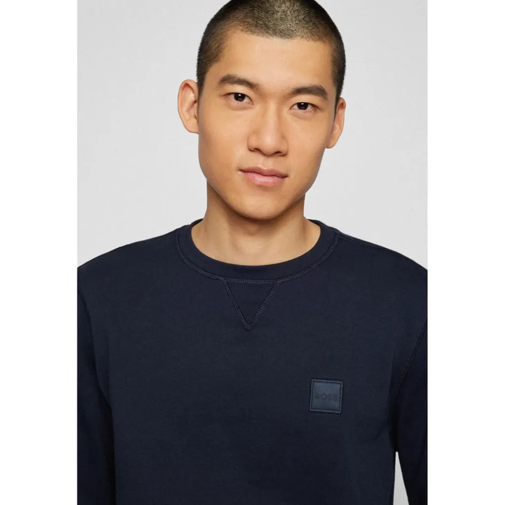 Sweatshirts*Boss Crew Sweatshirt in Blue