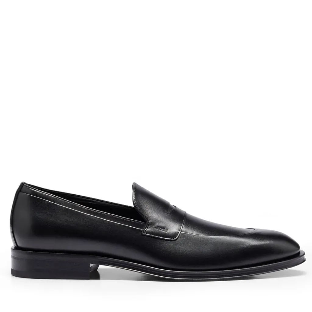 Shoes*Boss Derrek Loafer Shoes in Black