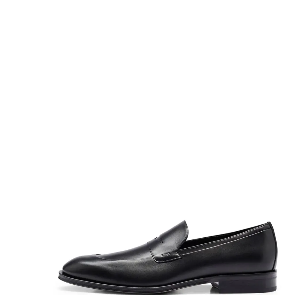 Shoes*Boss Derrek Loafer Shoes in Black