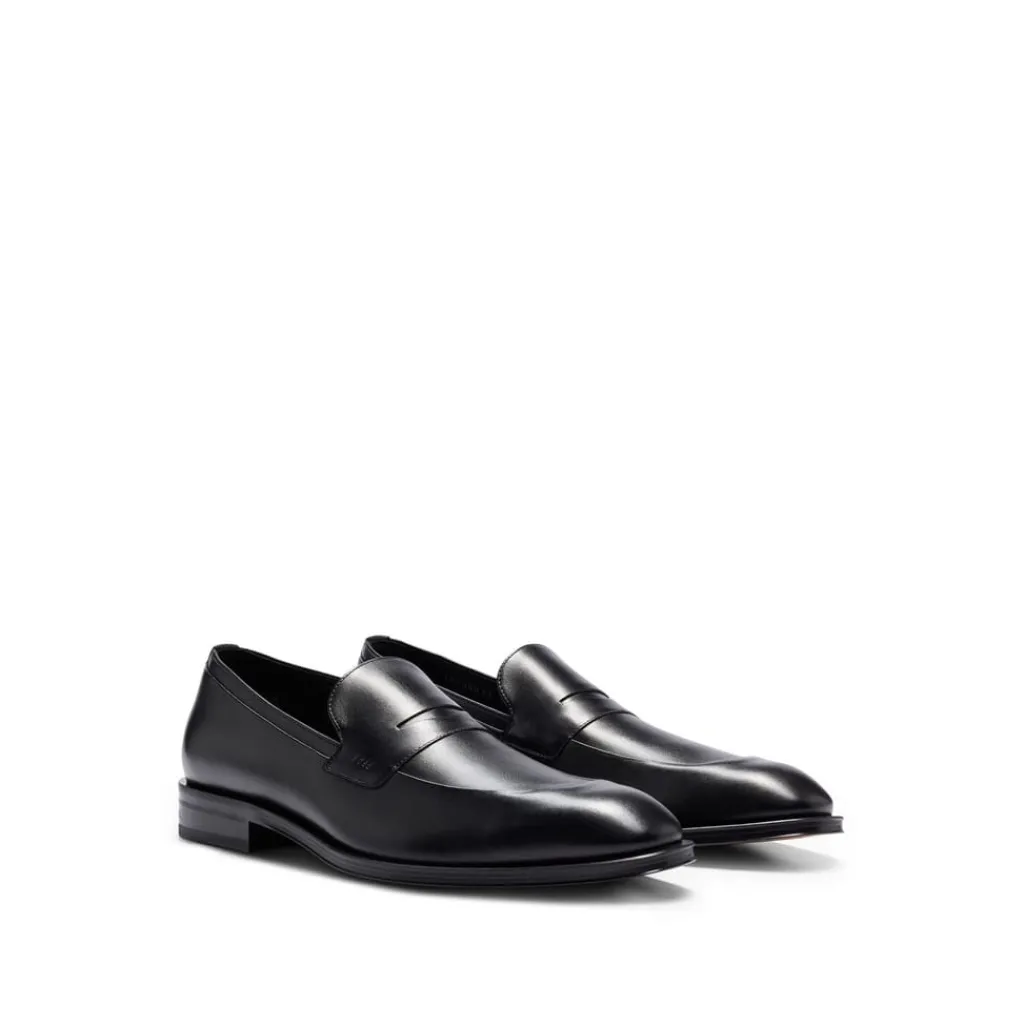 Shoes*Boss Derrek Loafer Shoes in Black