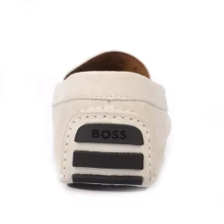Shoes|Footwear*Boss Driver Moccasin Shoes in White