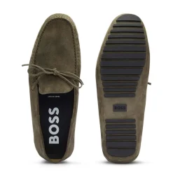 Footwear|Shoes*Boss Driver Moccasin Shoes in Green