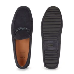 Shoes*Boss Driver Moccasin Shoes in Dark Blue