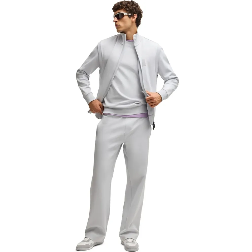Sweatshirts*Boss Drop Needle Crewneck Sweatshirt in Grey