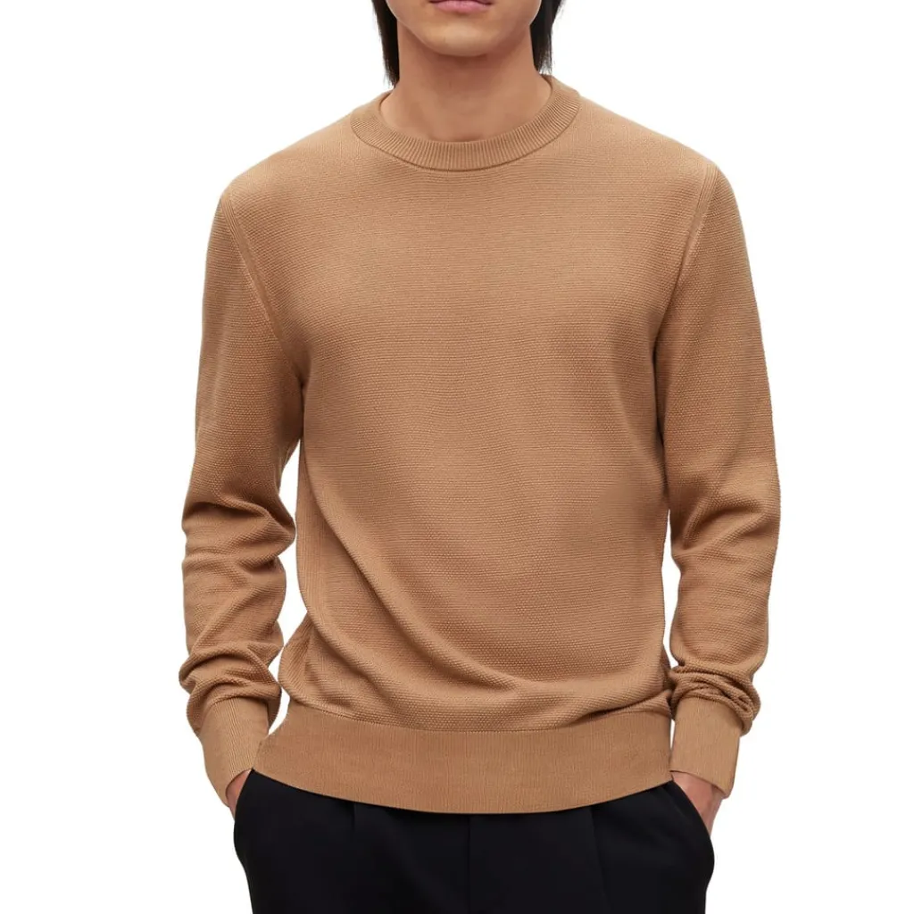 Knitwear*Boss Ecaio Sweater in Beige