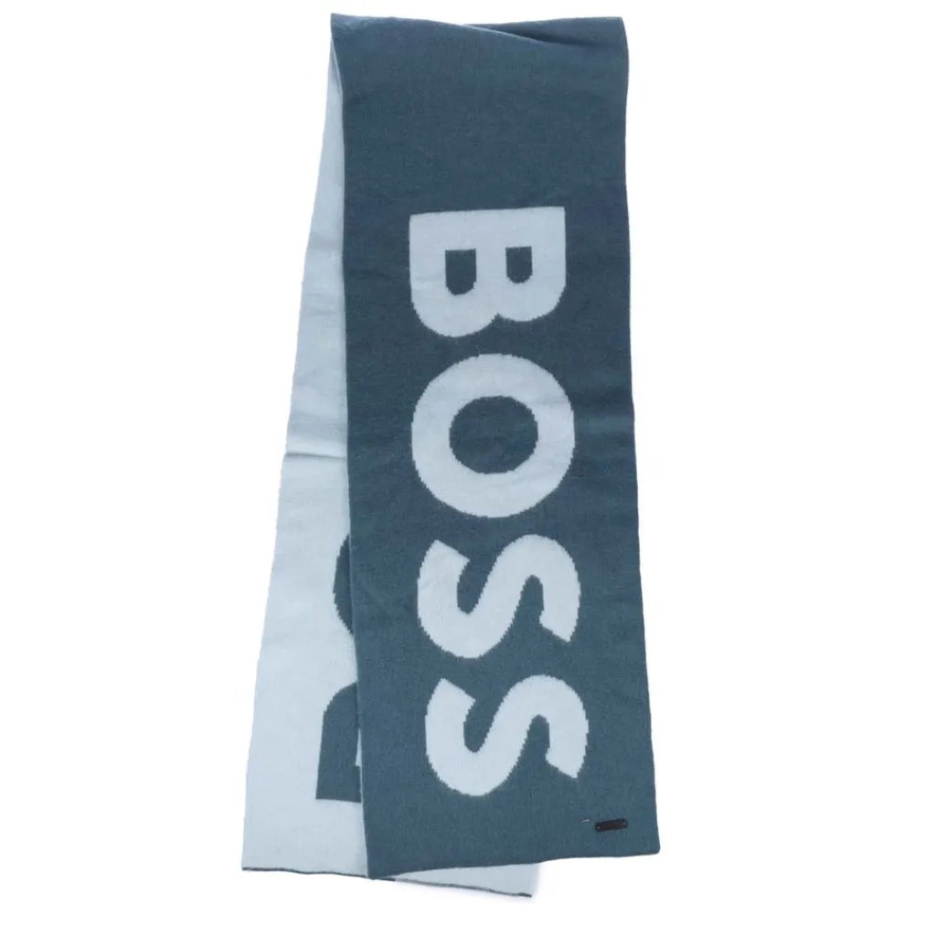 Gloves-Scarves-Umbrellas*Boss Feodoro Scarf in Turquoise