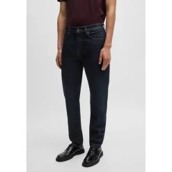 Jeans*Boss Five Pocket Design Regular Fit Jeans in Blue