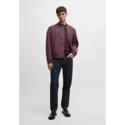 Jeans*Boss Five Pocket Design Regular Fit Jeans in Blue