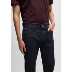 Jeans*Boss Five Pocket Design Regular Fit Jeans in Blue