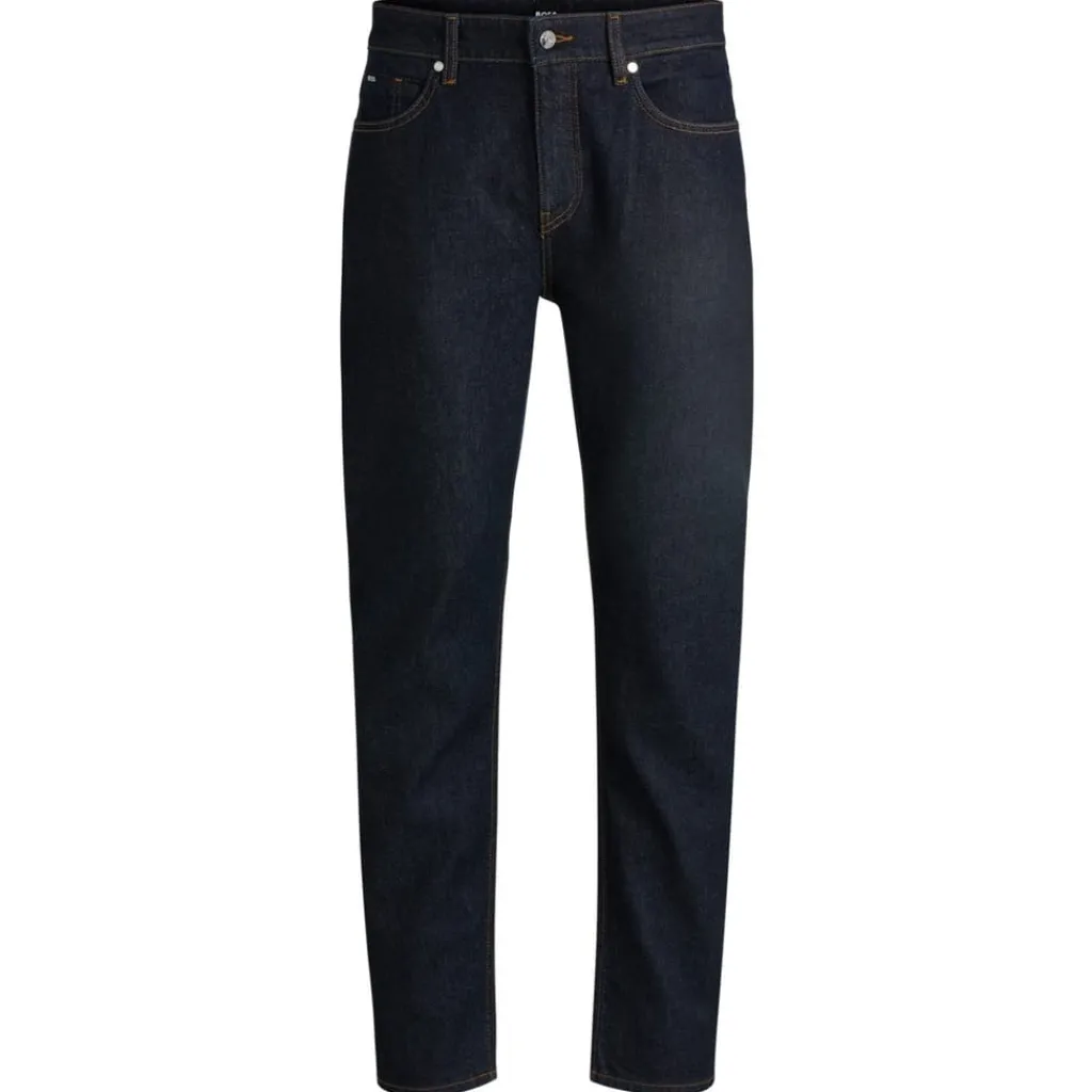 Jeans*Boss Five Pocket Design Regular Fit Jeans in Blue