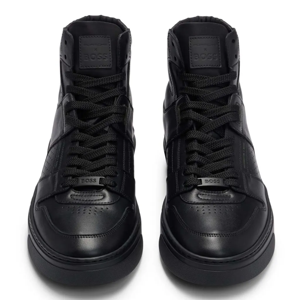Trainers|Footwear*Boss Gary Hi-Top Trainers in Black