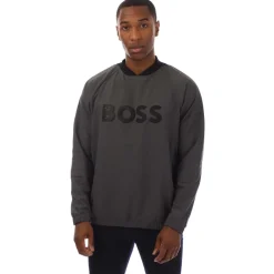 Sweatshirts*Boss Golf Pullover Crewneck Sweatshirt in Grey