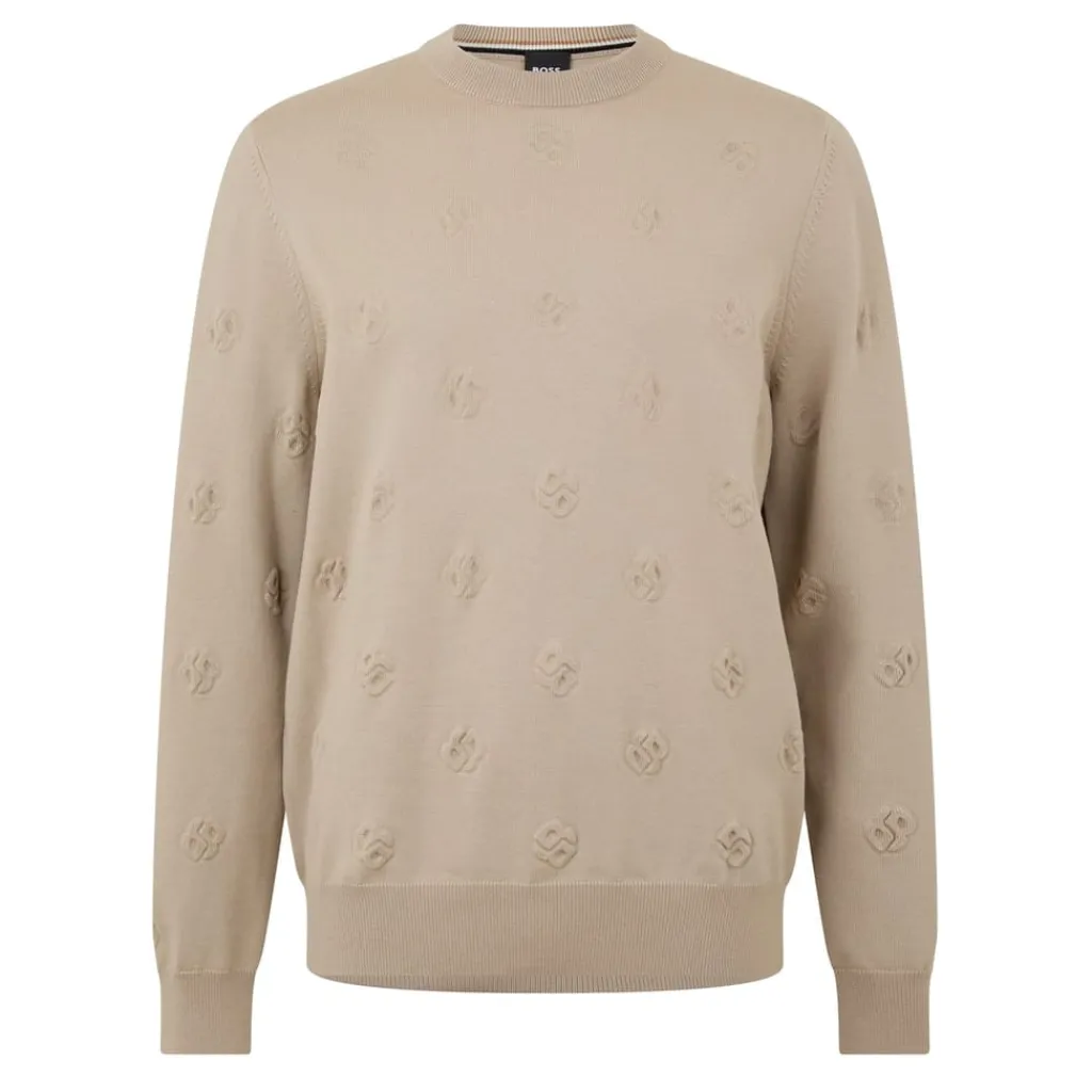 Knitwear*Boss H Bahelo 10267194 01 in Beige