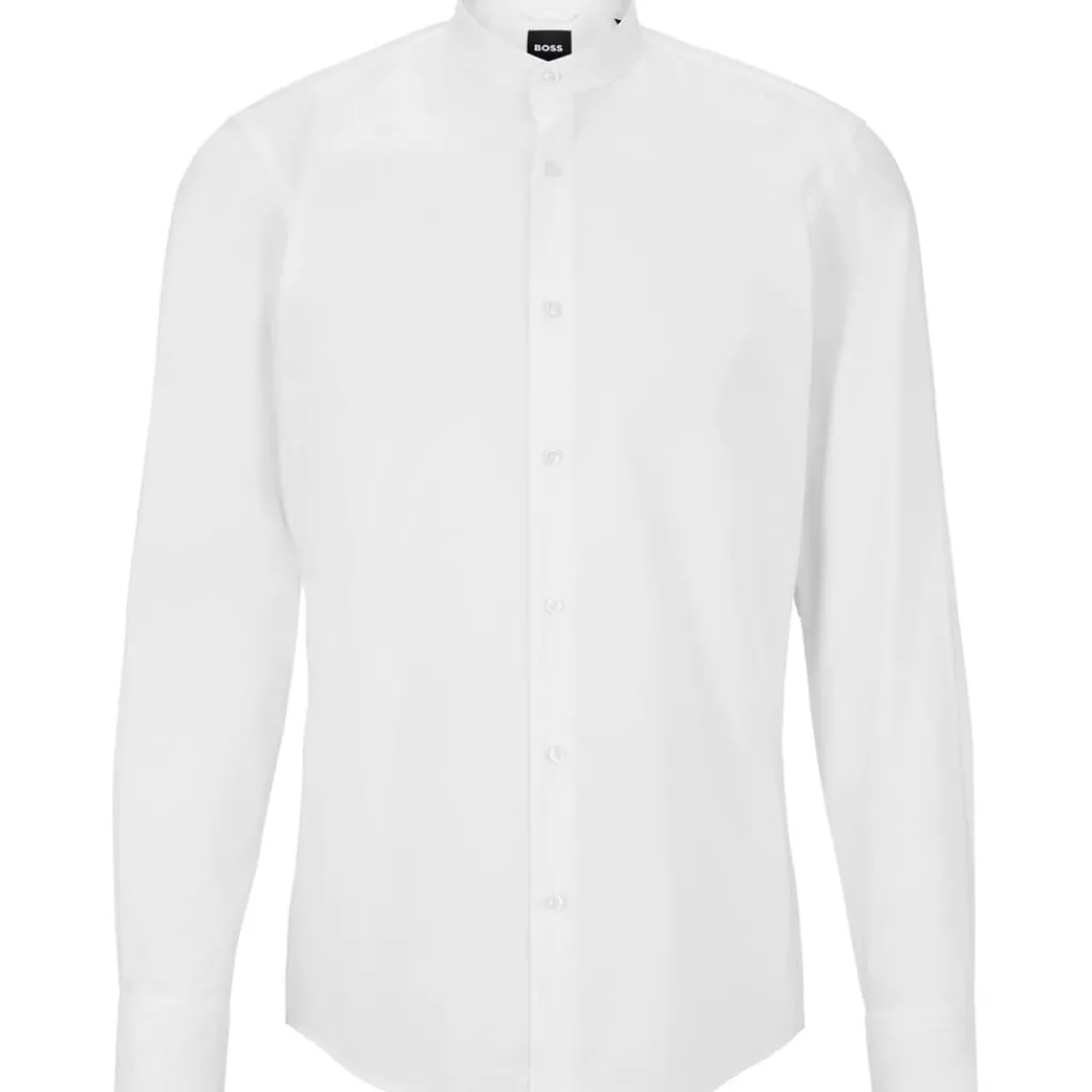 Shirts*Boss H Hank Standup 214 10245425 01 in White