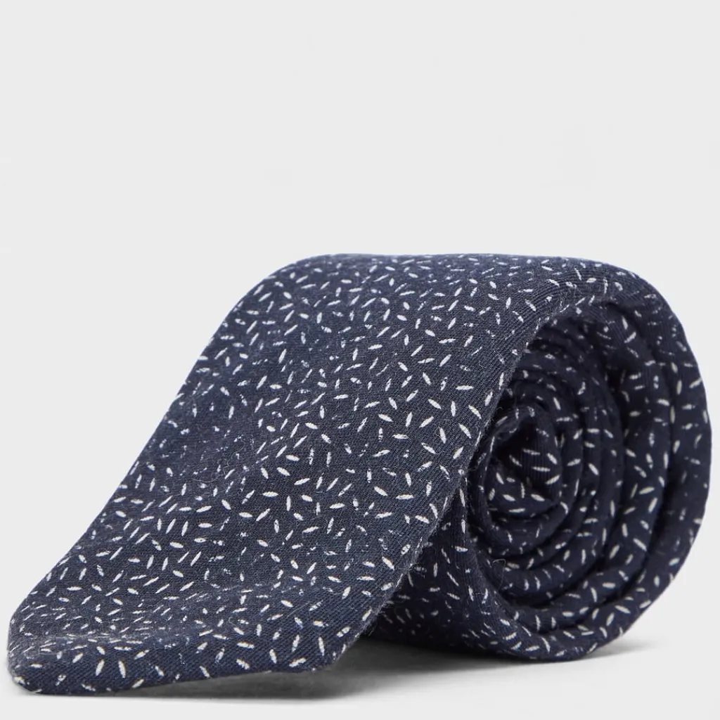Gloves-Scarves-Umbrellas*Boss H Tie 7,5 Cm 222 10247108 01 in Blue