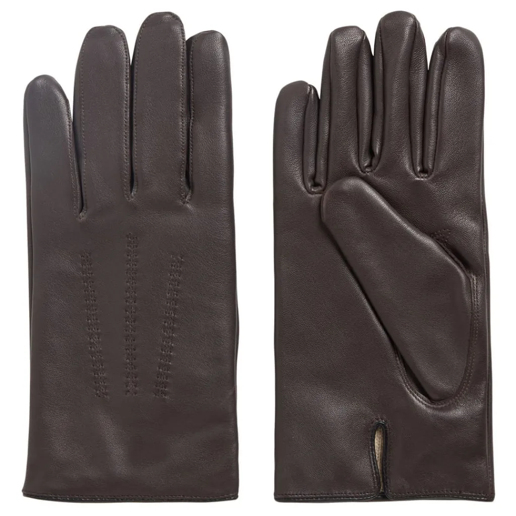 Gloves-Scarves-Umbrellas*Boss Hainz4 Gloves in Brown