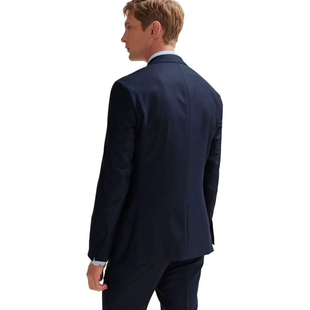 Formalwear*Boss Harvers 3pcs Slim Fit Suit Jacket in Blue