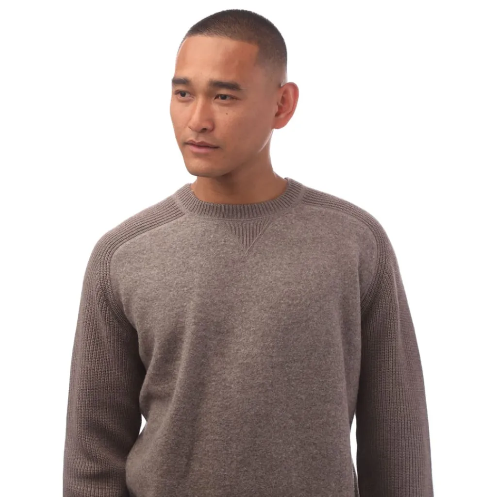 Sweatshirts*Boss H-Ematero Regular-Fit Knit Sweatshirt in Beige