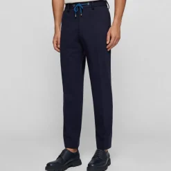 Formalwear*Boss H-Genius Trousers in Dark Blue