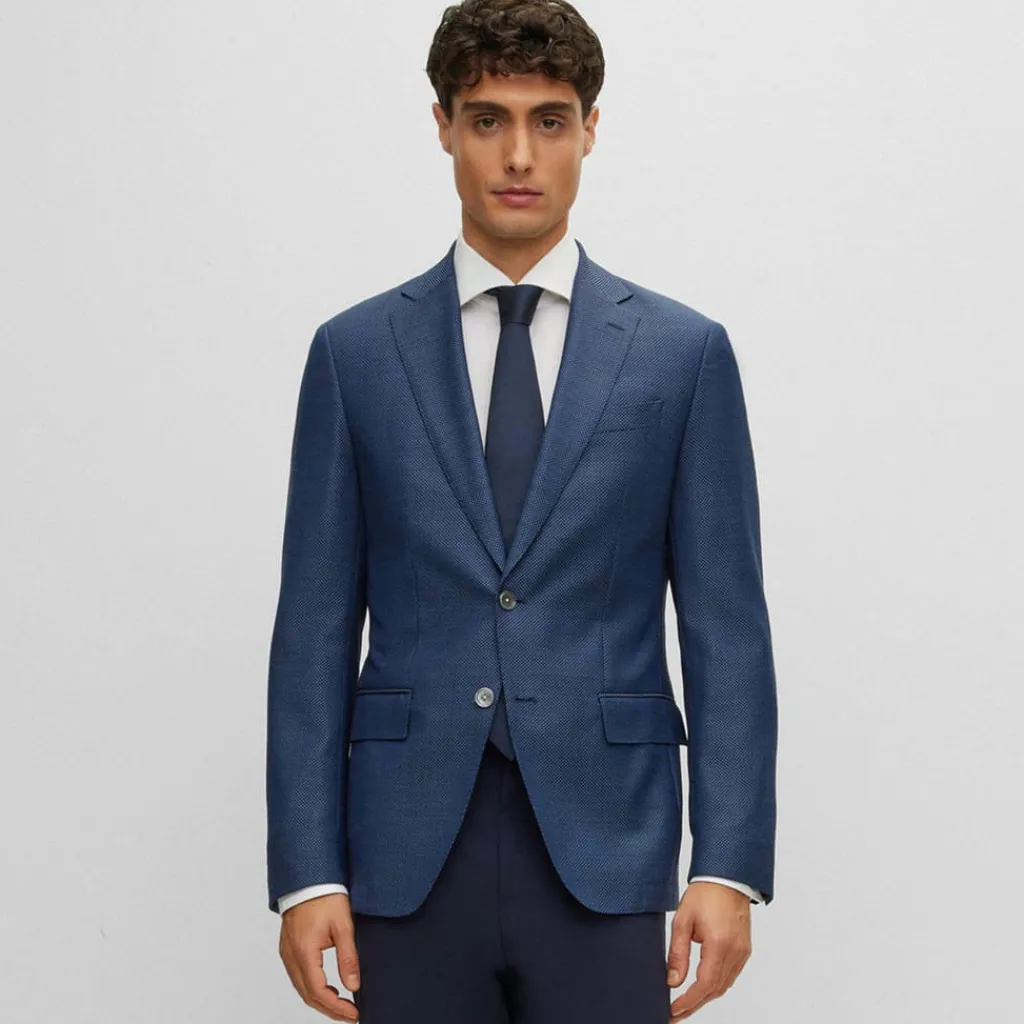 Formalwear*Boss H-Hutson Slim-Fit Blazer in Blue