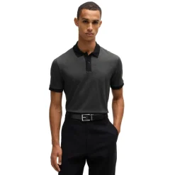 Polo Shirts*Boss H-Parlay 432 Polo Shirt in Black