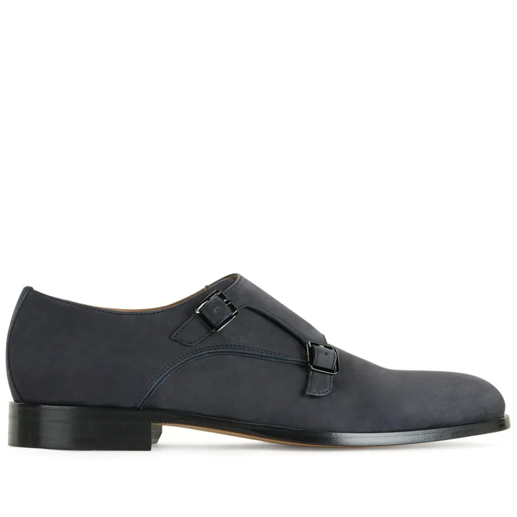 Shoes|Formalwear*Boss Hunton Monk Shoes in Dark Blue