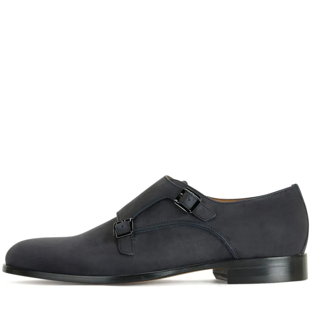 Shoes|Formalwear*Boss Hunton Monk Shoes in Dark Blue