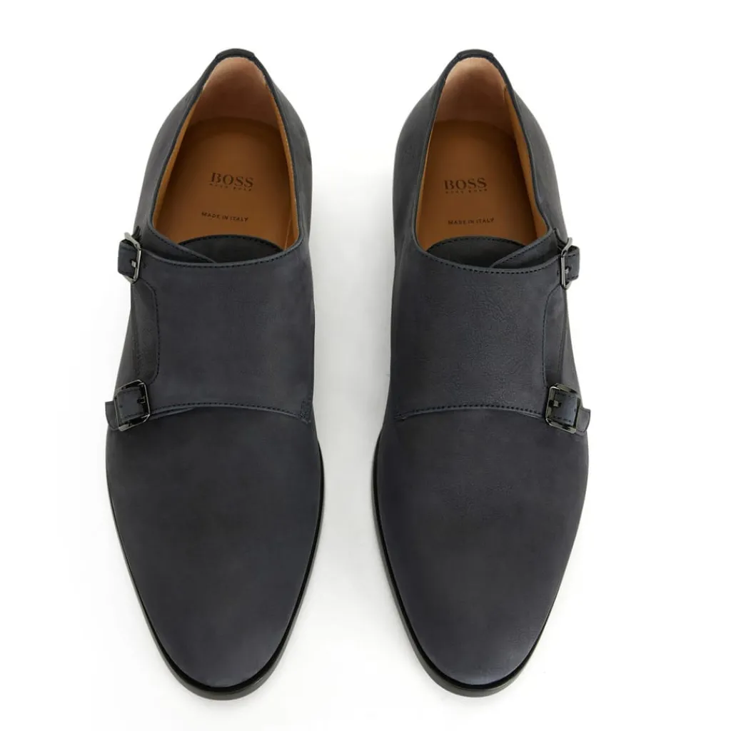 Shoes|Formalwear*Boss Hunton Monk Shoes in Dark Blue