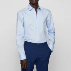 Formalwear*Boss Jenno Slim-Fit Shirt in Light Blue