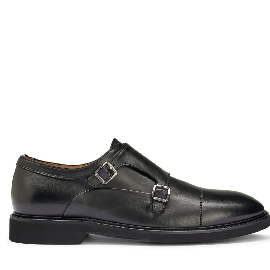 Shoes*Boss Jerrard Monk Shoes in Black