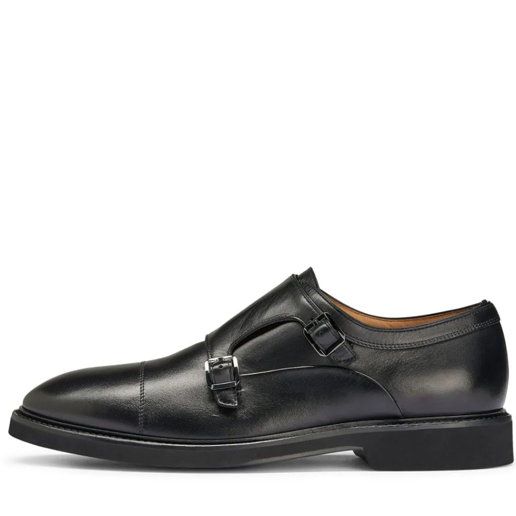 Shoes*Boss Jerrard Monk Shoes in Black