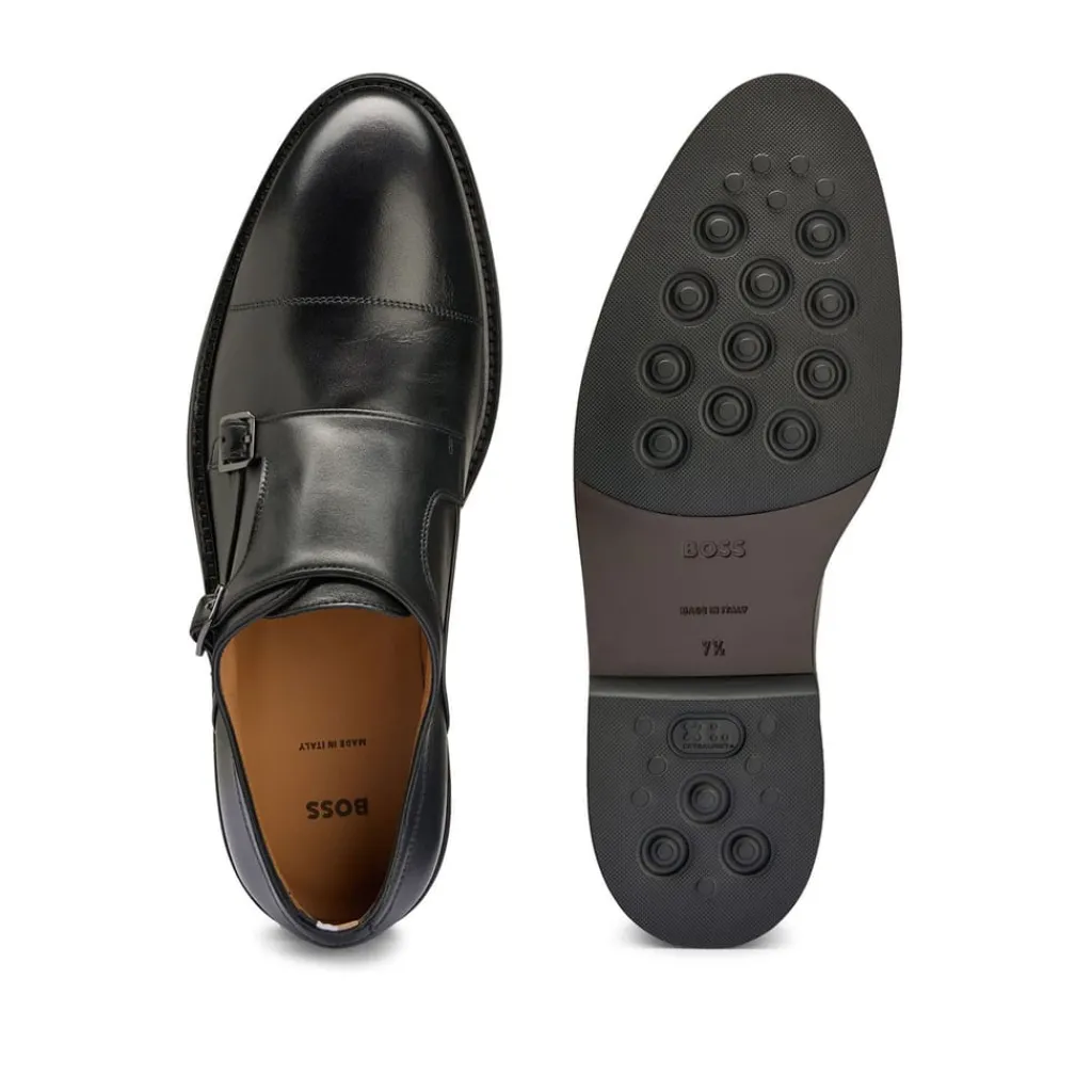 Shoes*Boss Jerrard Monk Shoes in Black