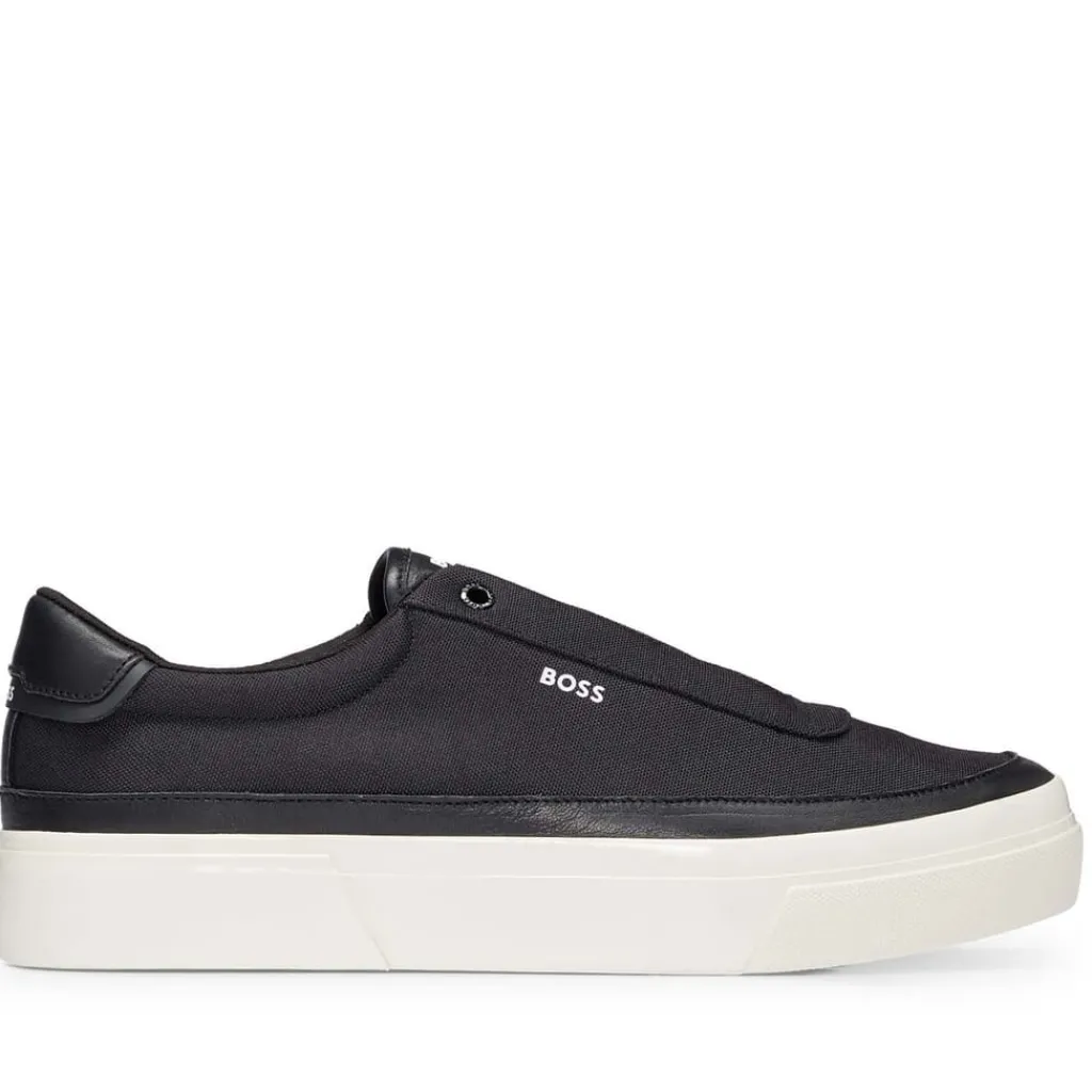 Trainers|Footwear*Boss Jhon Tennis Trainers in Black