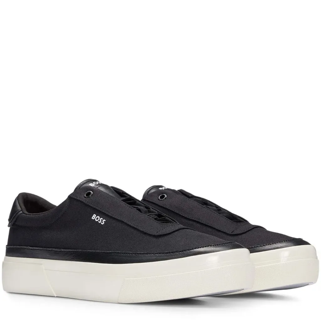 Trainers|Footwear*Boss Jhon Tennis Trainers in Black