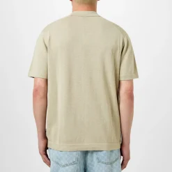 Knitwear*Boss Kamiccio Regular Fit Short Sleeve Shirt in Beige