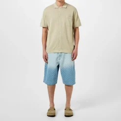 Knitwear*Boss Kamiccio Regular Fit Short Sleeve Shirt in Beige