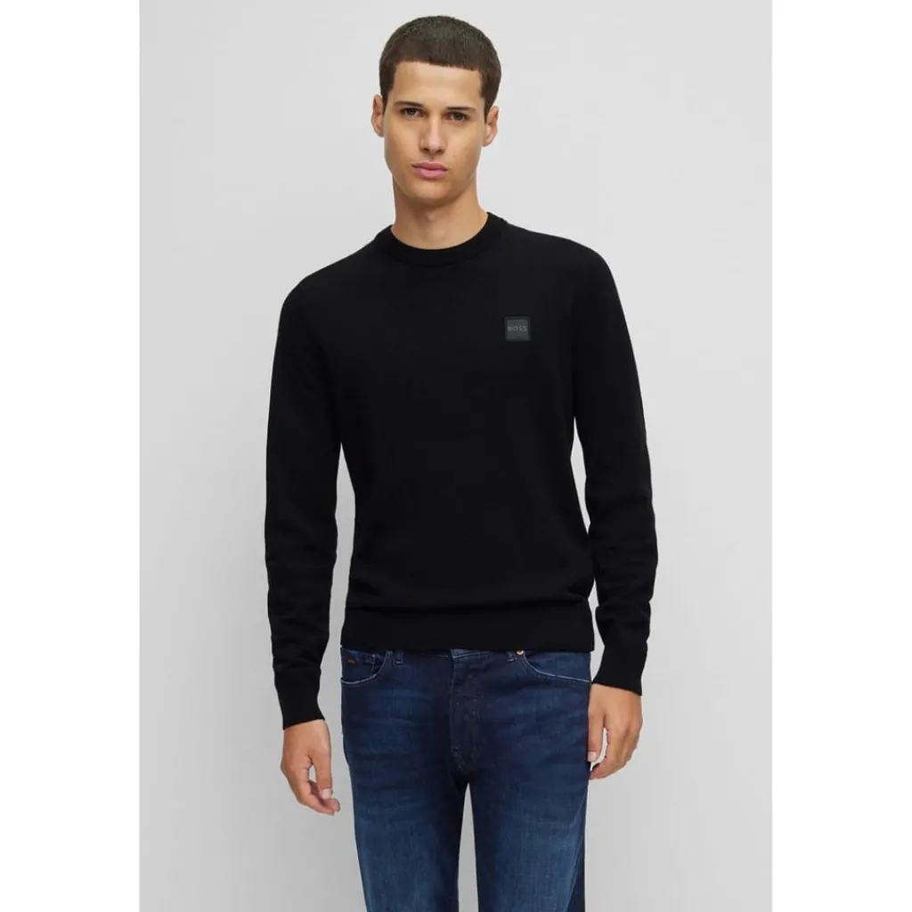Knitwear*Boss Kanovano Jumper in Black
