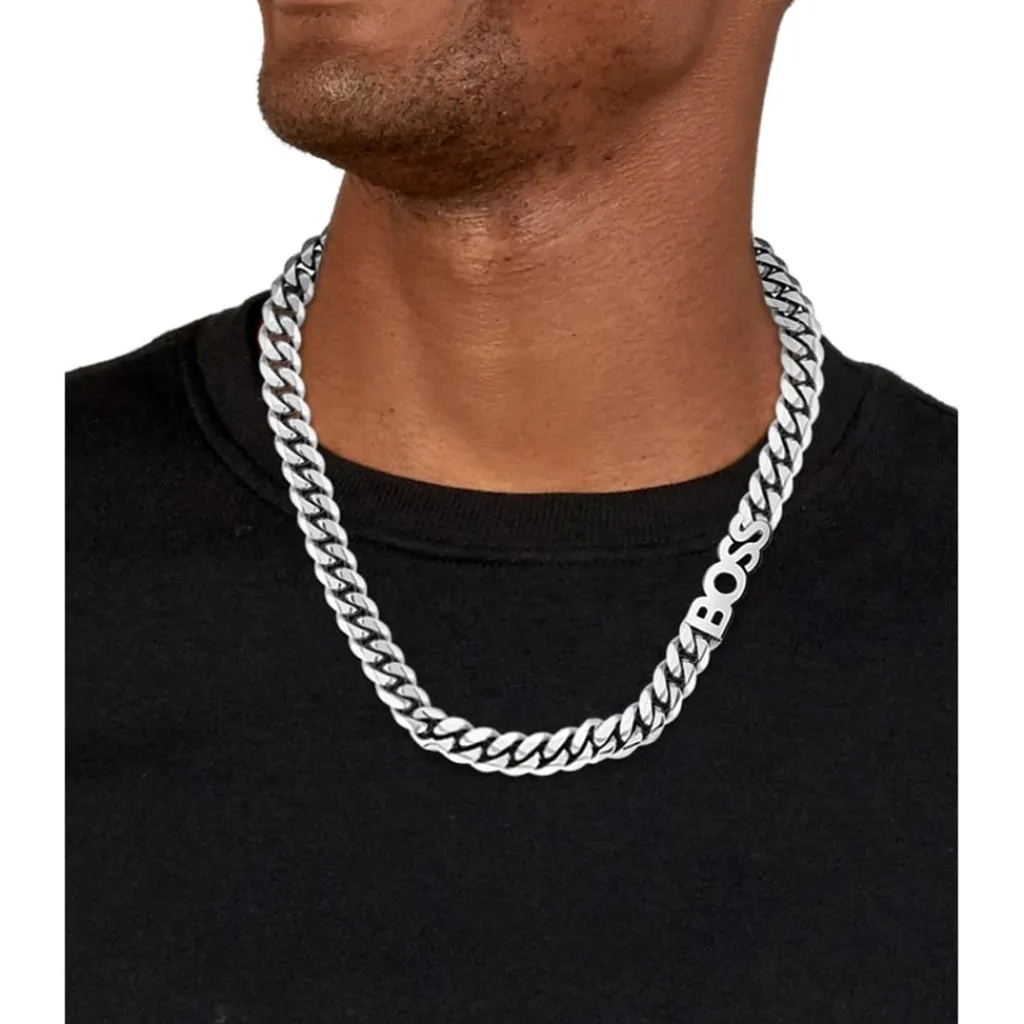 Jewellery-Watches*Boss Kassy Stainless Steel Necklace in Silver