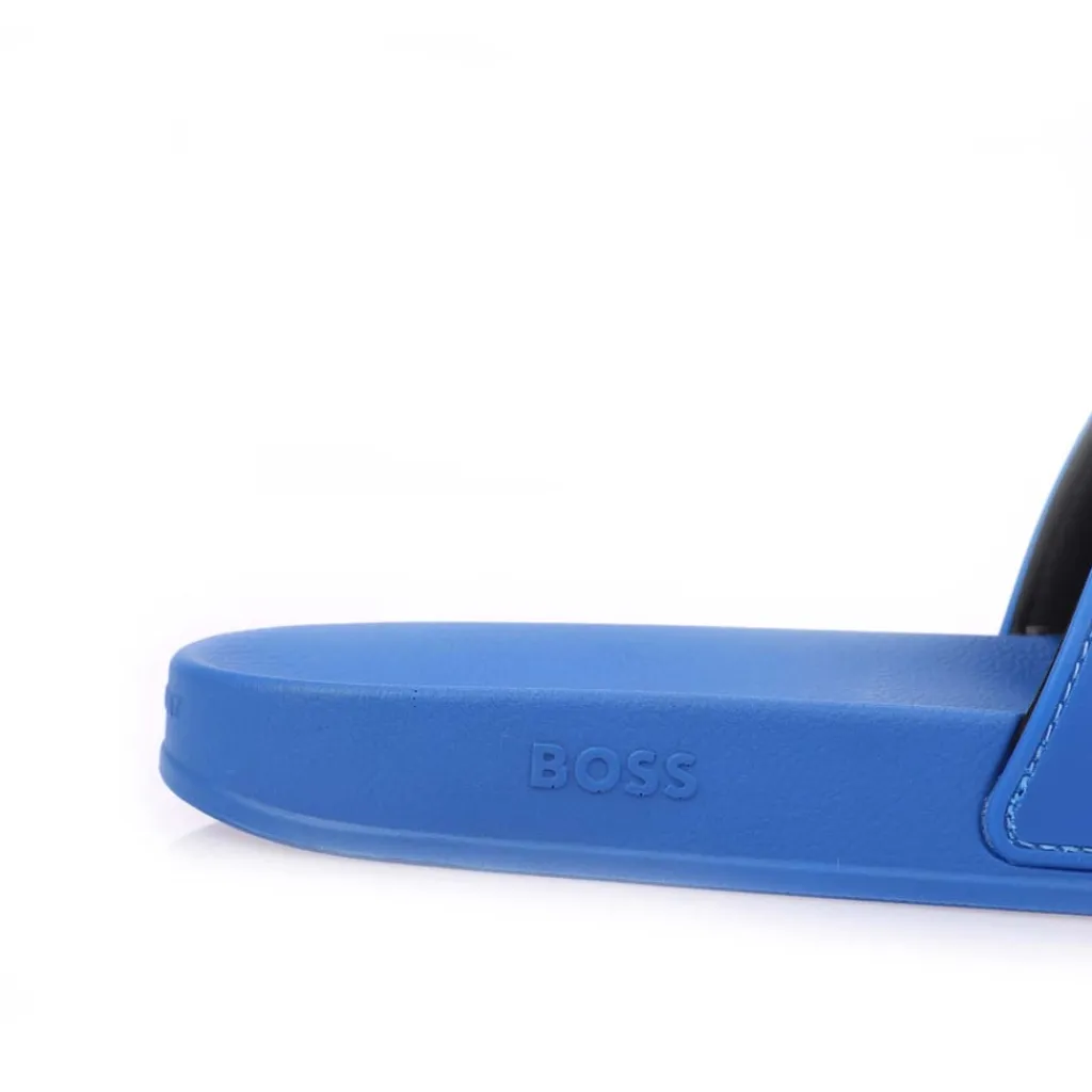 Beach Shoes*Boss Kirk Sliders in Blue