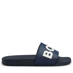 Beach Shoes*Boss Kirk Sliders in Dark Blue